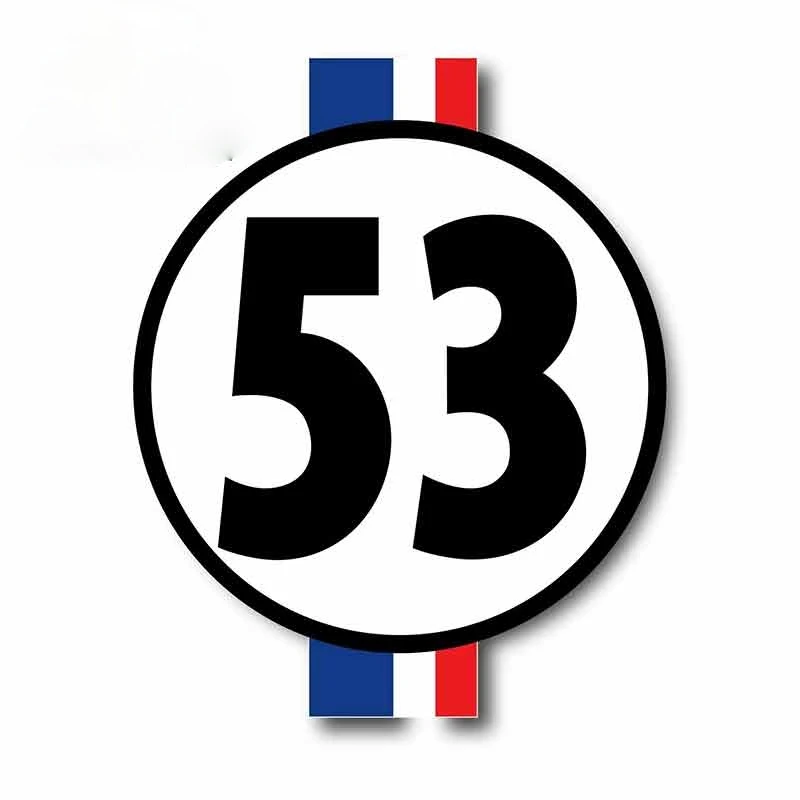 Car Accessories On Amazon - สติ๊กเกอร์รถ Herbie The Love Bug 53