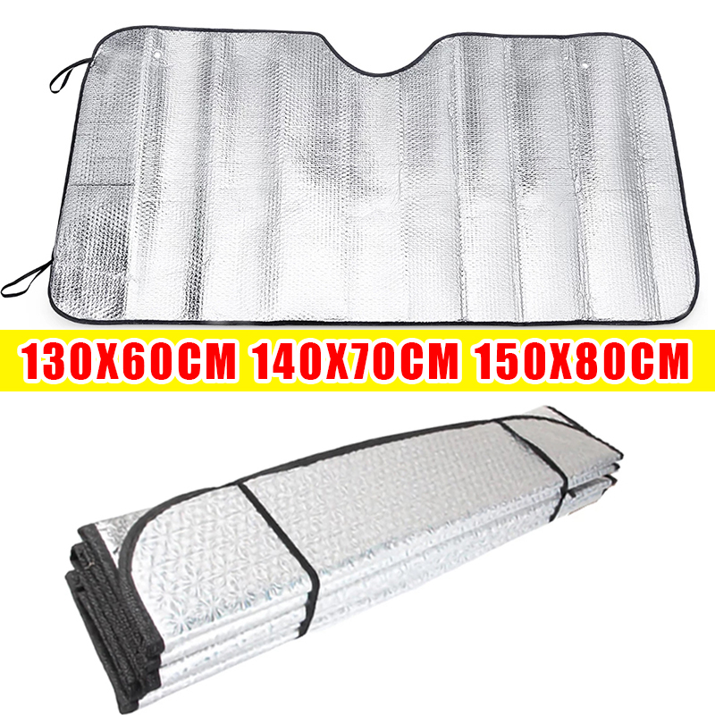 Car Accessories For Winter - แผ่นบังแดดกระจกรถยนต์ ขนาด 140x70 ซม. ป้องกันหิมะ น้ำแข็ง