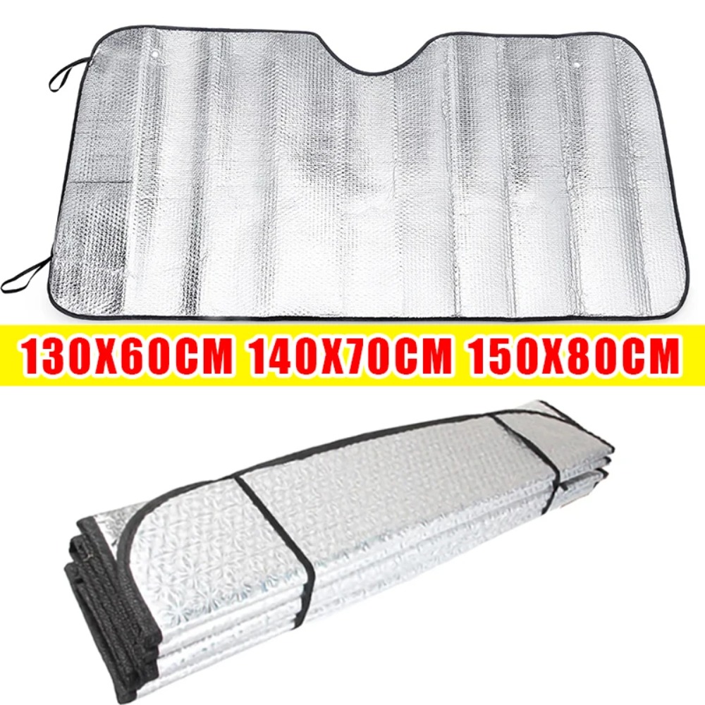 Car Accessories For Winter - 140x70 ซม.รถหน้าต่าง Sun Shade กระจกหิมะน้ําแข็ง Anti-UV