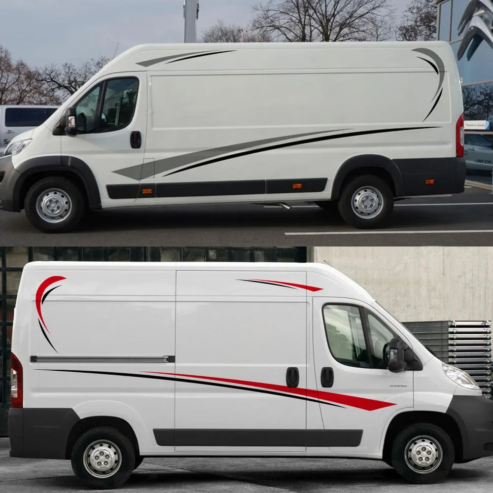 Car Accessories On Amazon - รถสติกเกอร์สติกเกอร์กราฟิกลายสําหรับ Camper Van Rv Motorhome Minivan