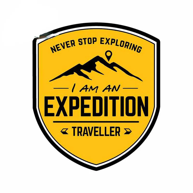 Car Accessories On Amazon - สติกเกอร์ติดรถยนต์ลาย Expedition Travel ขนาด 13 ซม.