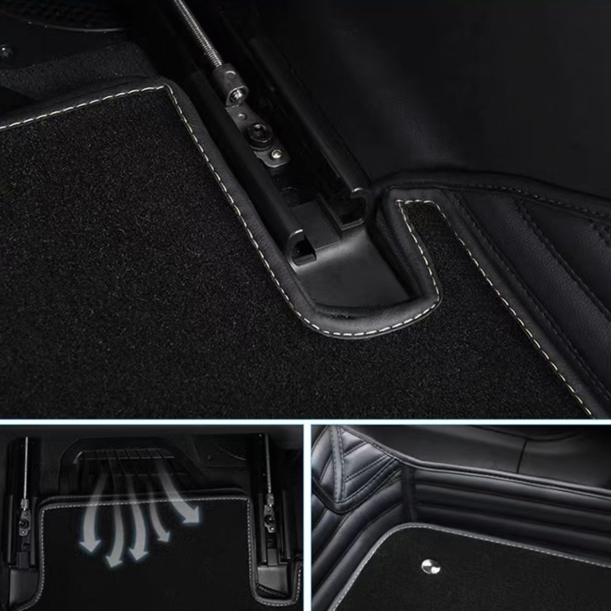 Car Accessories Honda - พรมปูพื้นรถยนต์แบบกำหนดเองสำหรับฮอนด้า ซีอาร์-ซี ซีอาร์ซี 2010-2023 ปีพรมรถยนต์อุปกรณ์เสริมสองชั้นแผ่นรองพื้น