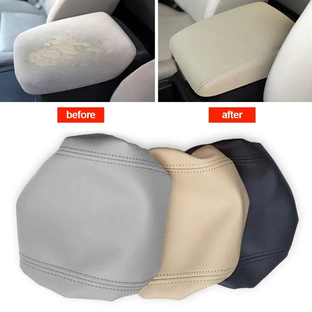 Car Accessories Honda - กล่องวางแขนในรถยนต์ ฝาครอบคอนโซลกลาง อุปกรณ์ตกแต่งภายในรถยนต์ ฝาครอบหนัง PU สำหรับ