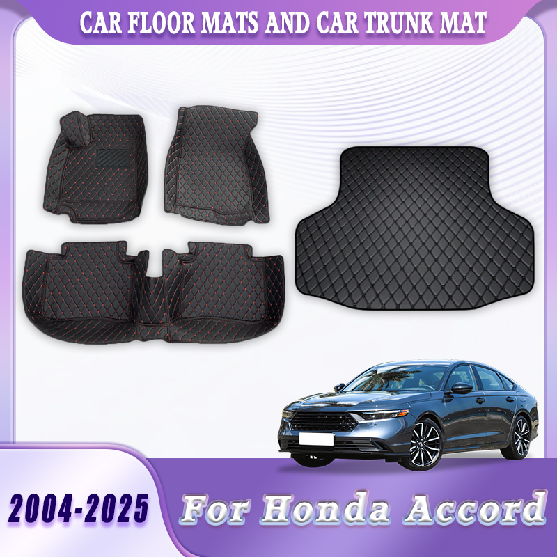 Car Accessories Honda - แผ่นรองพื้นรถยนต์และแผ่นรองท้ายรถสำหรับ Honda Accord ปี 2004-2025 ออกแบบพิเศษสำหรับทุกสภาพอากาศ
