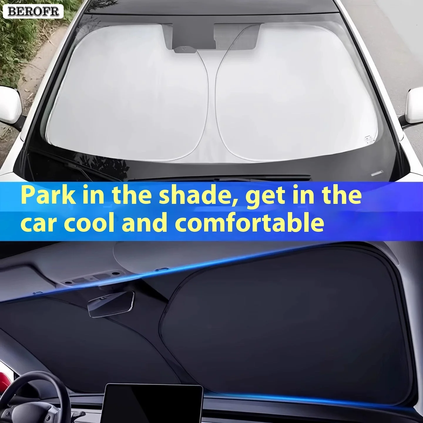 กระจกรถยนต์ม่านบังแดดครอบคลุมห - Car Accessories Yate บทวิจารณ์และราคา
